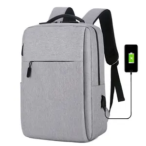 Bsci ISO LVMH กระเป๋าเป้สะพายหลังสำหรับเดินทางเพื่อธุรกิจกันน้ำพร้อม USB ชาร์จโลโก้กำหนดเองแล็ปท็อปสำหรับนักเรียนแล็ปท็อป