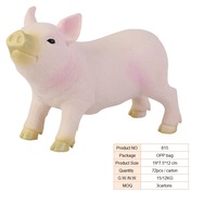 Jouets d'animaux de ferme, figurines d'animaux en plastique, modèle d'animal avec son de simulation, 815/816/817/818 mélangés dans un carton