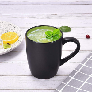 Taza de Cerámica de Color Sólido al por Mayor, Taza de Café de Gres Personalizada, Estilo Europeo - Product Image 3