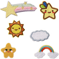 Patchs brodés personnalisés à coller et à repasser pour vêtements, chapeaux, sacs, chaussures, chaussettes, pour cadeaux DIY, activités commerciales, décoration