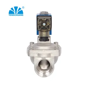 24v Solenoid Valve Yongchuang YCD11/21 CE Approved Brass Stainless Steel 24v 12v Dc Solenoid Valve 3/8" Nc 24v