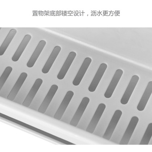 Sink <b>Dish</b> Brush Cleaning Towel Organizer Drain Tray Detachable Kitchen Sink Draining Shelf Soap Sponge Drain <b>Rack</b> Holder Food - Product Image 3