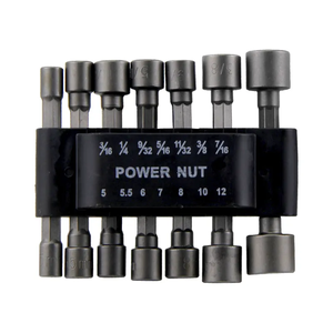 Ensemble de 14 outils de perçage à main, embouts de perceuse, clés à douille métriques, vis, tournevis hexagonal 1/4'', clés hexagonales OEM, acier inoxydable 201 - Product Image 1