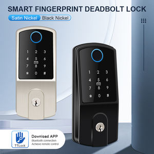 Cerradura Inteligente TTLock para Apartamentos <span class=keywords><strong>AirBnB</strong></span>, Compatible con el Sistema TTHotel, Métodos de Desbloqueo con Llaves, Huella Dactilar, Tarjeta y Código - Product Image 1