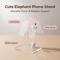 Support de téléphone en acrylique personnalisé, réglable en hauteur, rotatif et pliable, pour la maison et le bureau, idéal pour regarder des films