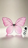 Décoration de jardin extérieur, papillons colorés, 40 cm, insecte simulé dynamique, papillon télécommandé par radio