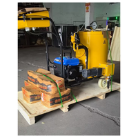 Máquina Selladora de Grietas para Pavimento Asfáltico 2025 LT, Reparación de Superficies de Concreto, Diseño Impermeable, Extiende la Vida Útil de la Carretera 5 Años, 650W, Empuje Manual