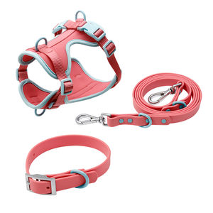 Muker - Juego de Correa y Arnés para Mascotas con Diseño Nuevo en Varios Colores para Paseos Diarios de Perros, Acepta Colores y Logotipos Personalizados - Product Image 4