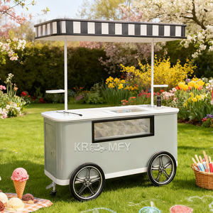 Chariot de vente ambulante de crème glacée BBQ 2025, camion chauffant pour aliments, remorque à hot-dogs, camion de vente de sucettes glacées en Europe à vendre - Product Image 1