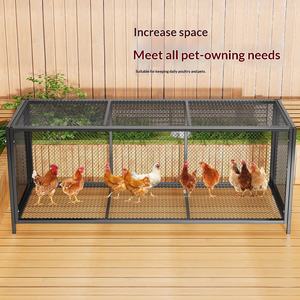 Gabbia per Polli in Ferro da Esterno per Polli, Conigli e Piccioni - Grande Recinto di Allevamento con Rete a Maglia Larga - Product Image 4