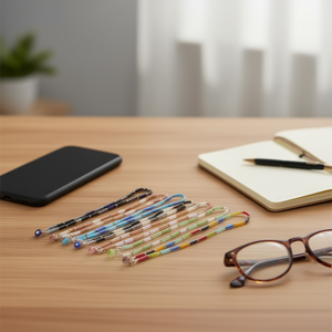 Chaîne de téléphone portable 70 cm, collier perlé pour support de lunettes, accessoire de mode - Product Image 3