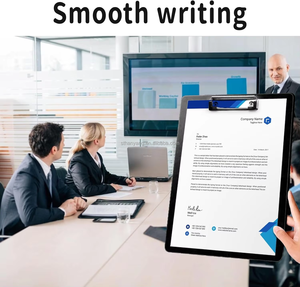 Portablocco in Plastica Nera A4 Personalizzabile <span class=keywords><strong>con</strong></span> Logo per Promozioni - Product Image 3