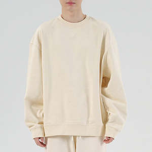 Otoño 330g 100% sudadera de algodón Unisex de alta calidad de gran tamaño para hombres sudaderas de otoño - Product Image 4