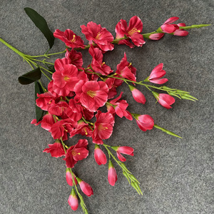 Fleurs artificielles en gros, Gladiolus et Orchidée épée, 78cm et 62cm, tige unique, aspect réaliste, pour <span class=keywords><strong>d</strong></span>écoration de mariage - Product Image 5
