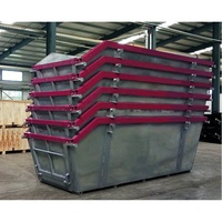 Poubelles de construction de 12 verges Conteneur de débris Poubelle de saut