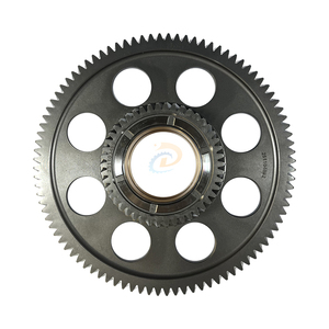 Engrenage hélicoïdal sur mesure avec trous de boulons en acier trempé pour système de transmission de boîte de vitesses industrielle - Product Image 4