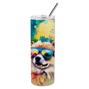 Vaso Delgado de Acero Inoxidable Pomeranian Hippie Dawg - Product Image 3