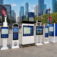 Kiosco Interactivo con Pantalla Táctil para Exteriores, Resistente a la Intemperie, para Información Pública en Ciudades Inteligentes
