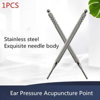 Stylo de massage en acier inoxydable pour la thérapie par l'acupuncture, stylo pour points auriculaires
