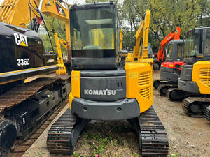 Mini-excavatrice sur chenilles Komatsu PC55MR d'occasion, équipement de construction compact - Product Image 2