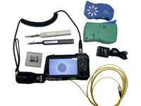 Optic Fiber Endface Inspection Video Microscope with Cleaning Tool Kits for 1.25/2.0/2.5mm Connector and Adapter
