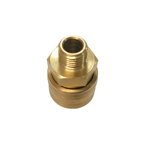 Dingyi Brass Quick Coupling 1/4 In External <b>Thread</b> Air Compressor Pneumatic <b>Tool</b> Accessory - Product Image 1