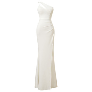 Robes de soirée style hôtesse, coupe sirène, épaules dénudées, ajustées aux hanches, pour dirigeantes de groupe - Product Image 5