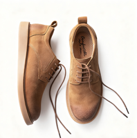 Chaussures hommes Maden hommes bateau chaussure Vintage vêtements de travail semelle épaisse daim cuir rétro décontracté bas bureau chaussure été RTS 2025 tendance