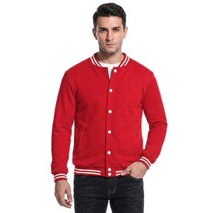 OEM Custom Chenille Embroidery Breathable Knitted Stand Collar Winter <b>Waterproof</b> Baseball Letterman Varsity <b>Jacket</b> - Product Image 1