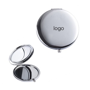 Espejo Cosmético de Doble Cara con Logotipo Personalizado, Redondo, Metálico, Nuevo Estilo - Product Image 4
