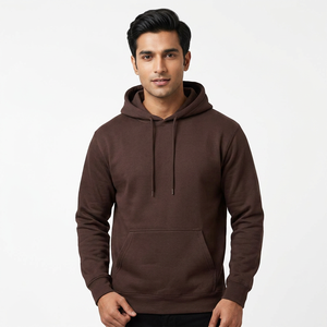 New Design Hot Sale Winter Men's Half Zip <b>Hoodies</b> 100% Cotton <b>Velour</b> Oversized Breathable Eco-Friendly - Product Image 1
