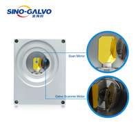 Galvanomètre de contrôle laser Sino-Galvo UV / Fibre / CO2 SG7220-V1, scanner galvanométrique haute vitesse pour laser