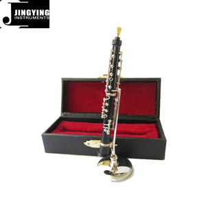 Modèle d'instruments de musique à vent en bois miniature Jingying Music 2024, modèle de <span class=keywords><strong>hautbois</strong></span> miniature, décoration de la maison, cadeau d'<span class=keywords><strong>instrument</strong></span> d'anniversaire - Product Image 3