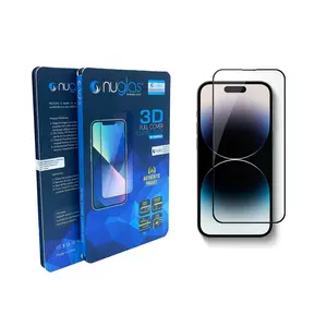 New Launch Mobile Phone 3D Curved Screen Protector For IPhone 15 Tempered Glass