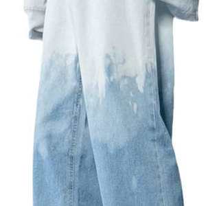 Jean Baggy Vintage Homme 2026 de Haute Qualité pour Hiver, Automne et Été – Écologique, Séchage Rapide, Respirant, Coupe Large et Droite - Product Image 6