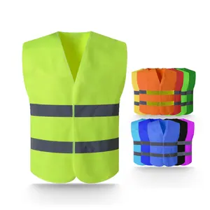 Manufacture safety reflector vest Custom Logo for Men High Visibility Reflective Safety T Shirt safety clothes work shirts