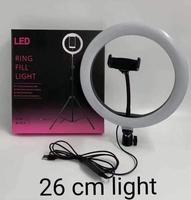 Lampu Selfie Ring LED 26CM (10 Inci) Laris Manis Dengan Tripod 210cm Untuk Live Streaming