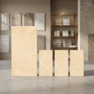 Baldosas de porcelana esmaltada de lujo Rosso Levanto de 800x1600 mm con acabado pulido espejo para revestimiento de paredes interiores y baños. - Product Image 1