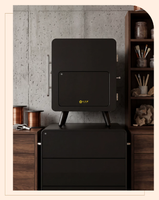 Four électrique domestique 16L, mini-four électrique intelligent - Four à haute température pour la cuisson de la poterie et de la glaçure, équipement de cuisson de la poterie