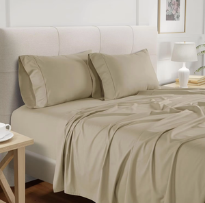 <span class=keywords><strong>2025</strong></span> Mới Tự Nhiên Thanh Lịch Bộ Đồ Giường Tấm 100% Lyocell Màu Rắn Bạch Đàn Khăn Trải Giường - Product Image 6