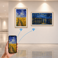 Cadre photo numérique vidéo grand format 4K HD 43/49/55 pouces anti-reflets avec horloge et prise en charge MP3 WiFi Cloud