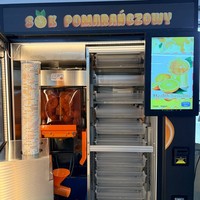 Máquina Expendedora de Jugos de Frutas Comercial de Alta Rentabilidad, Acepta Efectivo, Monedas y Tarjetas de Crédito, Dispensador Automático de Vasos de 12 oz para Centros Comerciales