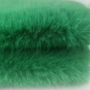 Hot Selling High Quality Solid Fox Faux Fur 1200g Fabric For Winter Woman Collar