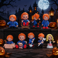 Figurines de collection Linman Chucky en peluche et plastique, série de jouets de dessin animé, boîte mystère, figurine, surprise d'anniversaire pour fille, jouets tendance, mignons