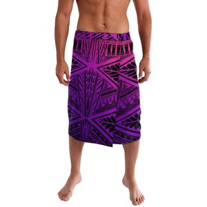 Envío Directo, diseño Tribal polinesio personalizado, es decir, Faitaga Tonga Tupenu Lavalava, hombres informales, media falda aborigen, ropa samoana - Product Image 2
