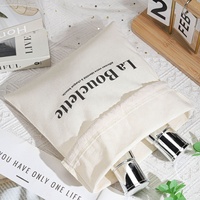 Sac à chaussures en coton biologique écologique avec cordon de serrage, grand format, personnalisable avec logo imprimé, en mousseline, pour emballage cadeau de Noël
