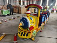Mini Train électrique Attractions de fête foraine d'intérieur pour enfants Carnaval Ride Equipment Metal Mini Track for Shopping Adventure Parks