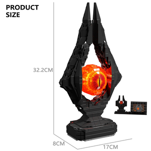 Mô hình gạch moc lắp ráp mắt quỷ sáng tạo 925 chiếc Bộ sưu tập đồ chơi khối lắp ráp câu đố hạt nhỏ 13070 - Product Image 6