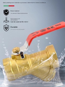 Brass <b>Valve</b> Strainer Filter <b>Ball</b> <b>Valve</b> Female Thread for Water Natural Gas <b>Ball</b> <b>Valve</b> Plumbing Sanitary Water Price List Forged - Product Image 2