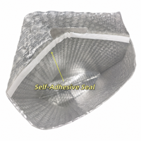 Sac isotherme en feuille d'aluminium, étanche, avec poignée, pour la livraison de nourriture chaude ou froide, plats à emporter, restauration, CE FDA SGS